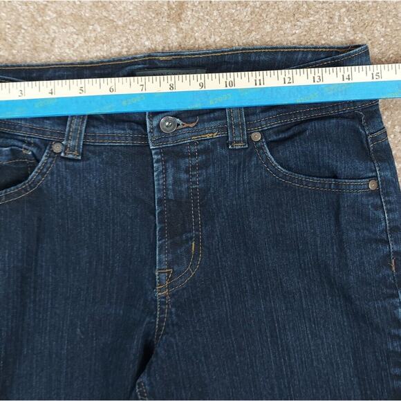 Nine West Jeans Womens Size 6 Mid-Rise Bootcut Jeans Dark Wash Back Flap Pocket - Picture 6 of 12